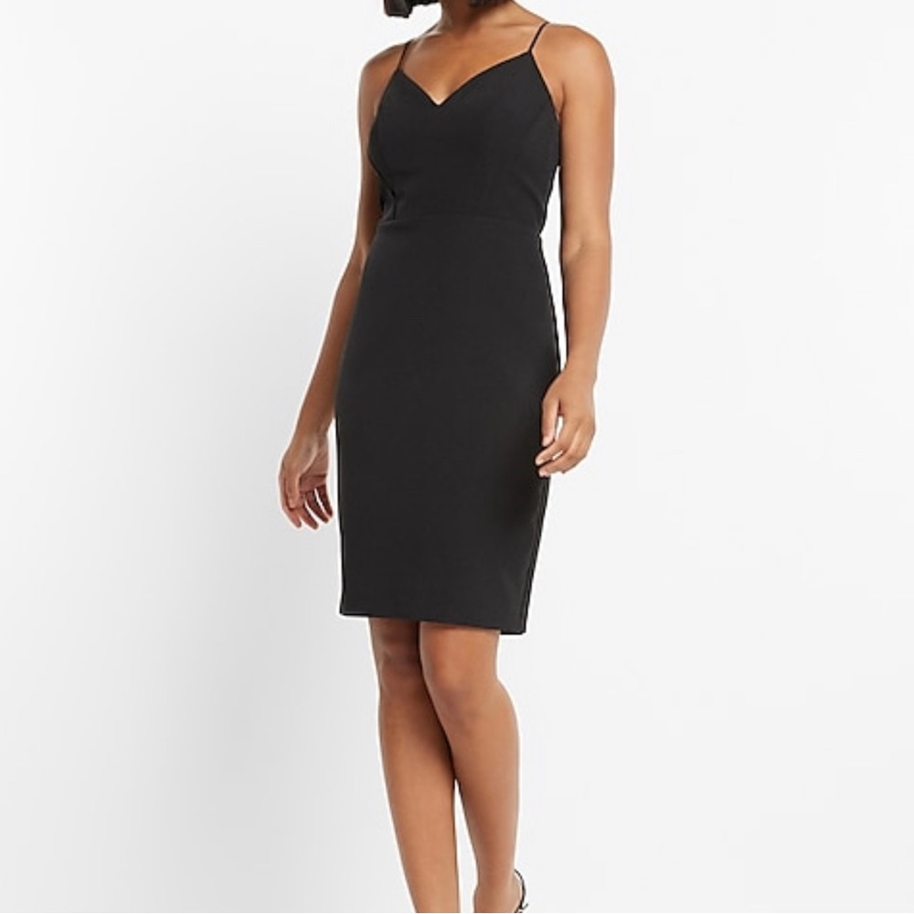 Express sheath dress in black
